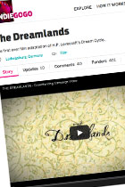 The Dreamlands - 新作ラブクラフト映画のクラウドファンディングは目標額に届かず、リターンマッチ突入の予定！ DVD